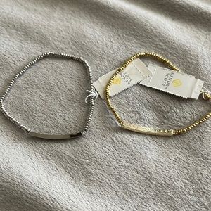 Kendra Scott addison stretch bracelet in gold. Silver is sold out.